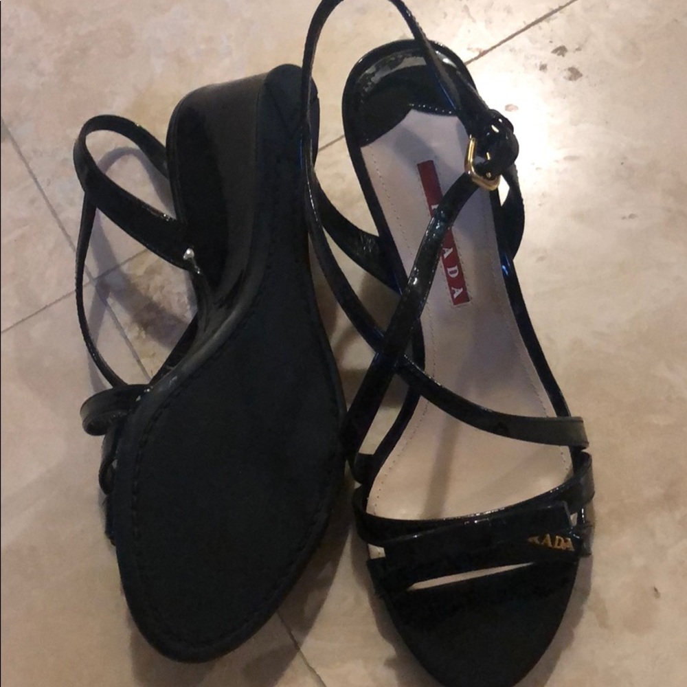 Prada wedges